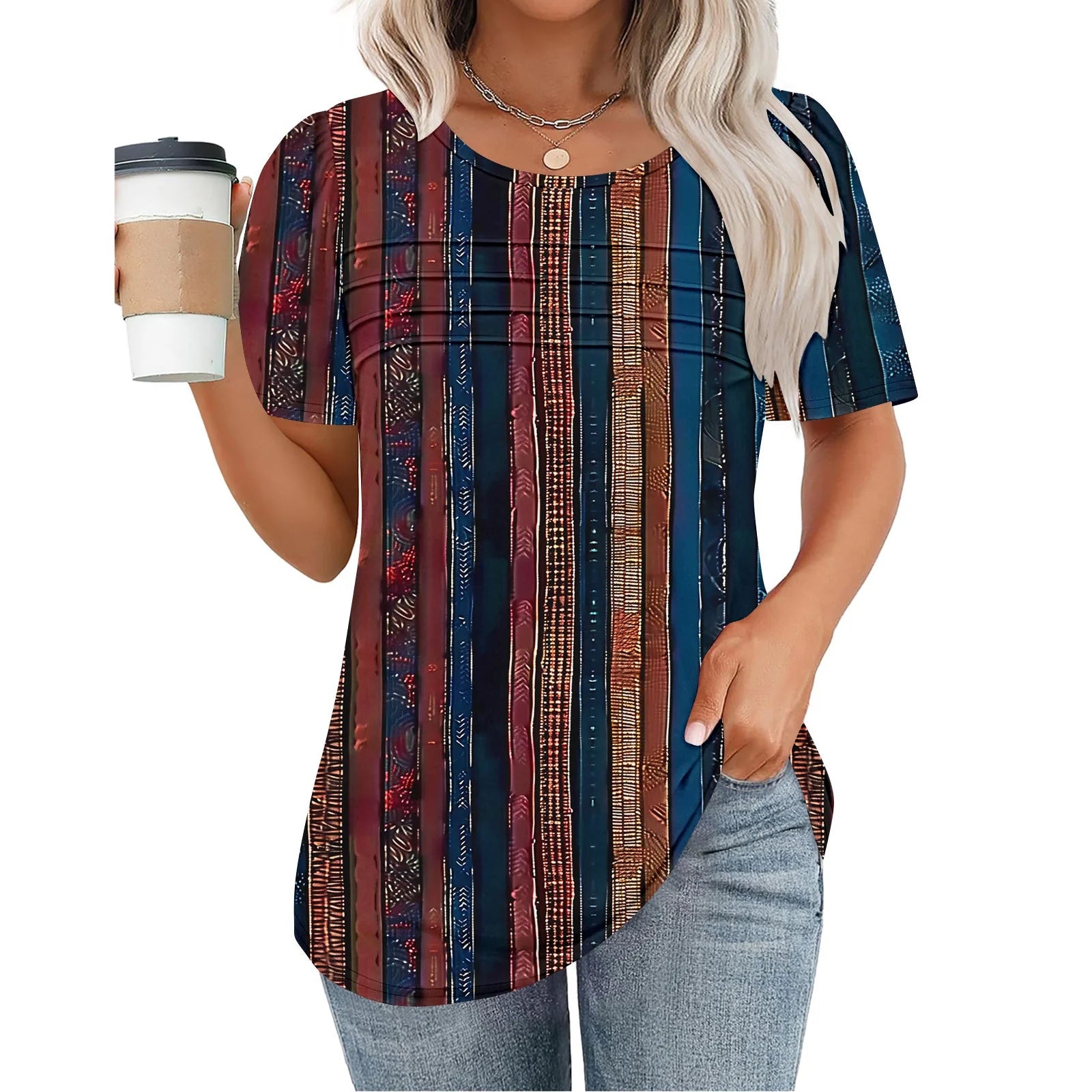 White Tees Slim Fit Elegant Blouses for Women Dressy Casual Women Outfits Sets Tummy Control