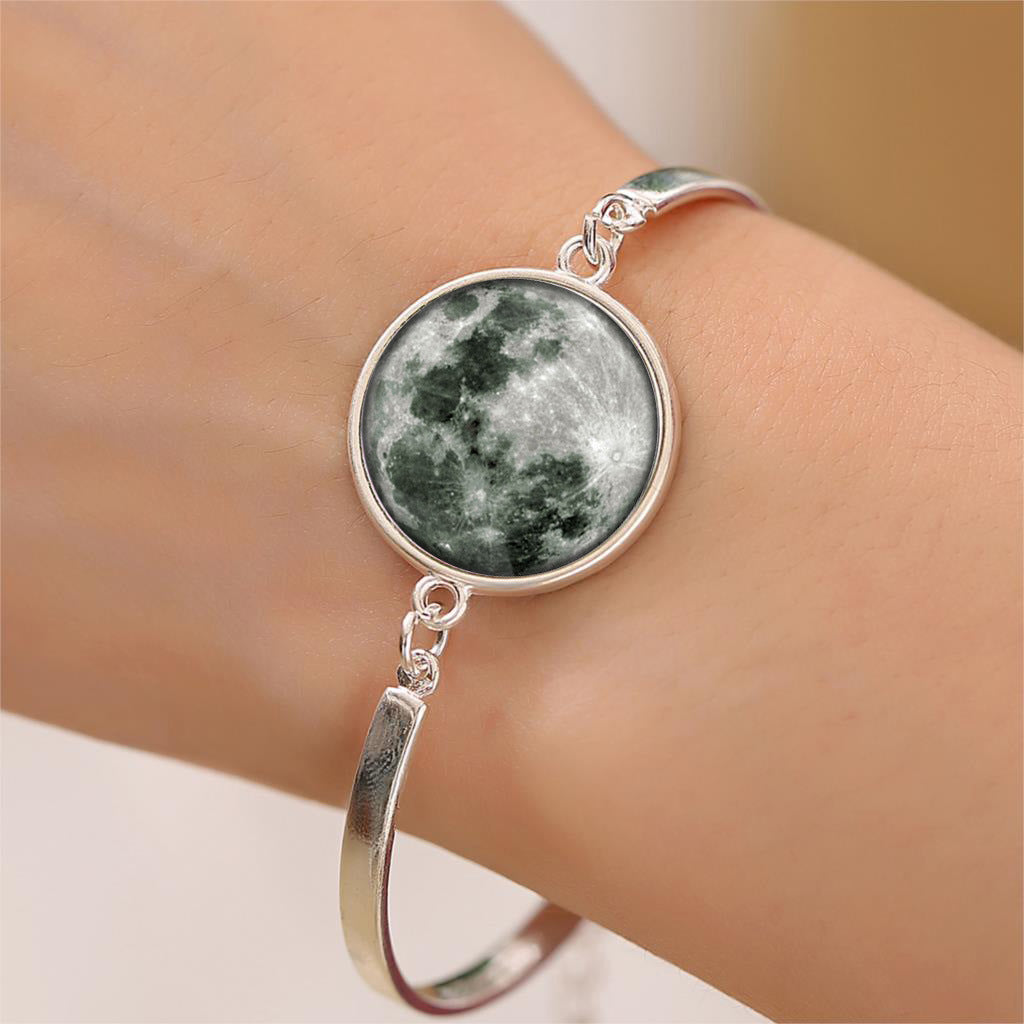 Galaxy Moon Time Gemstone Luminous Bracelet