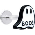 16G 5/16 Halloween Ghost Glow in the Dark Labret Monroe Tragus