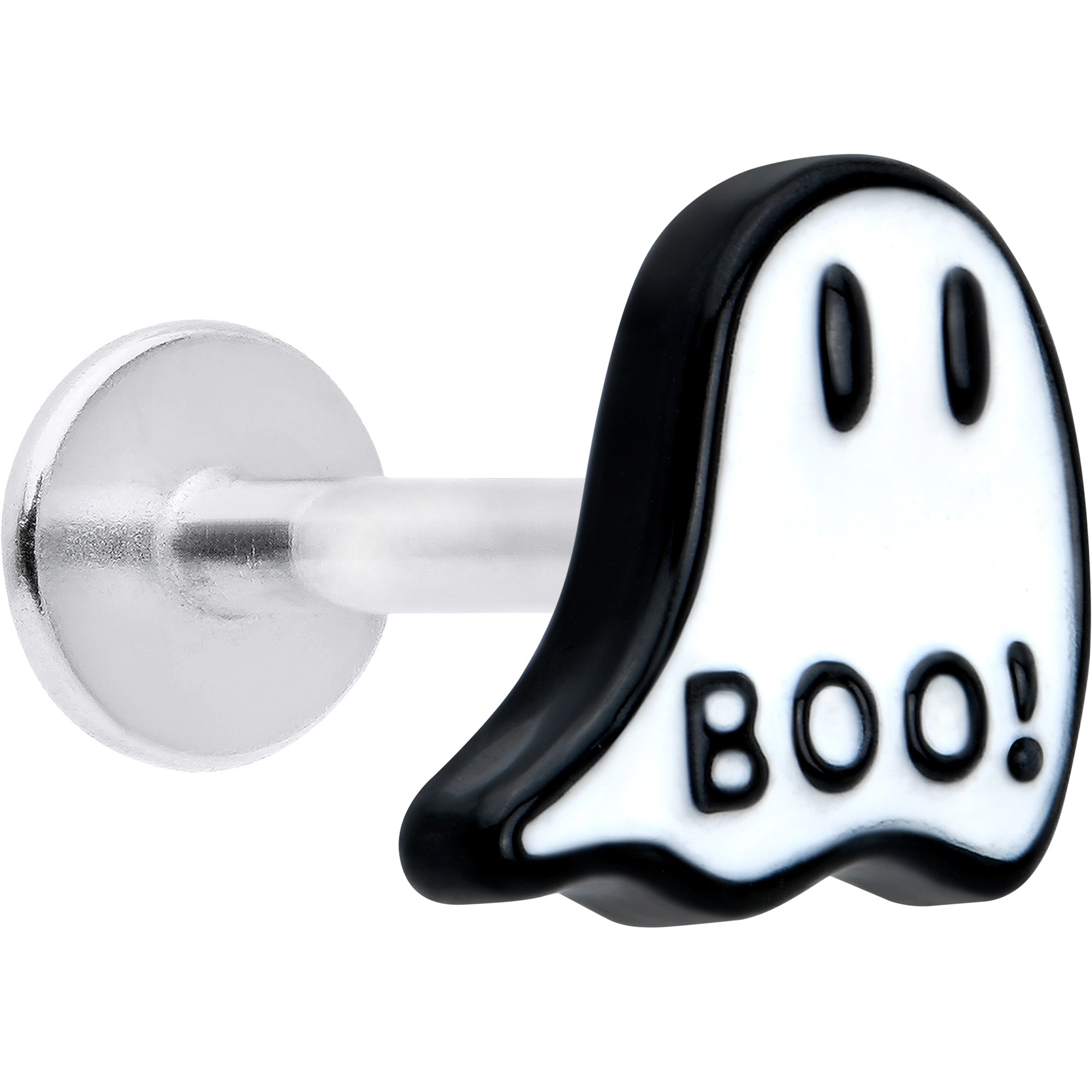 16G 5/16 Halloween Ghost Glow in the Dark Labret Monroe Tragus