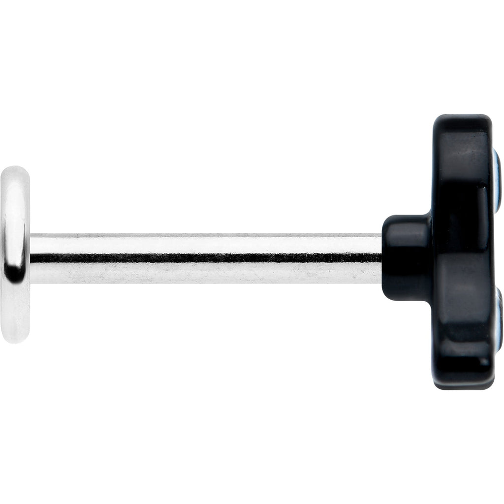 16G 5/16 Halloween Ghost Glow in the Dark Labret Monroe Tragus