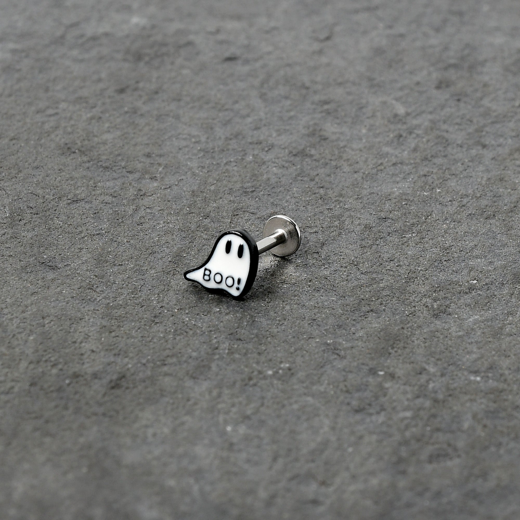 16G 5/16 Halloween Ghost Glow in the Dark Labret Monroe Tragus