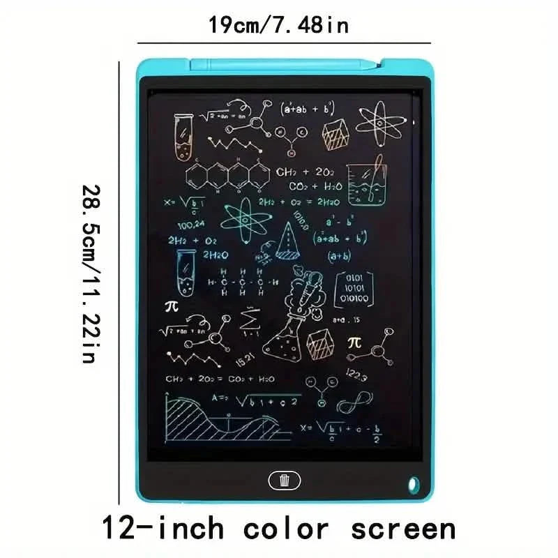 Digital LCD Writing Tablet with Stylus Pen – Reusable Wipeable Dry-Erase Doodle & Drawing Board