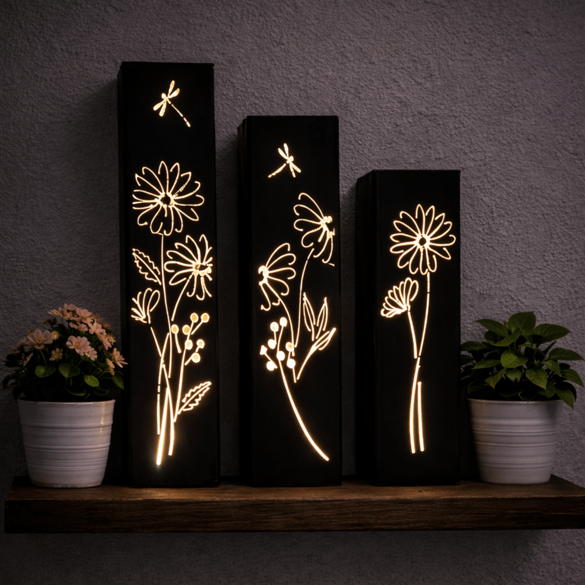 Glowing Daisies Indoor Luminary | Multiple Sizes
